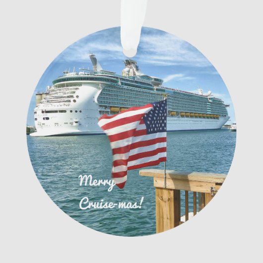 帆遠くにでメリーなCruisemas オーナメント (正面)