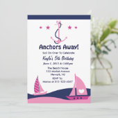 帆遠くにな女の子の招待状 招待状 (スタンド正面)