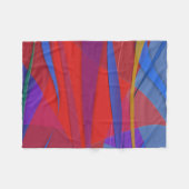 帆遠くに フリースブランケット (正面(横))