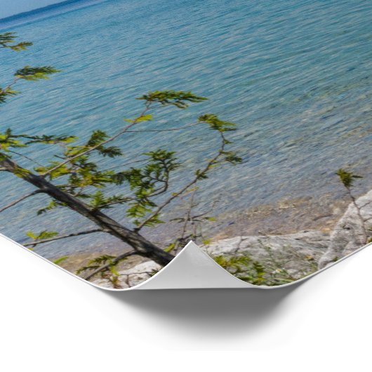 帆遠くに ポスター (角)