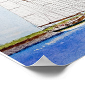 帆遠くに ポスター (角)