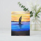 帆遠くに ポストカード (スタンド正面)