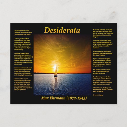 帆遠くに ポストカード (正面)