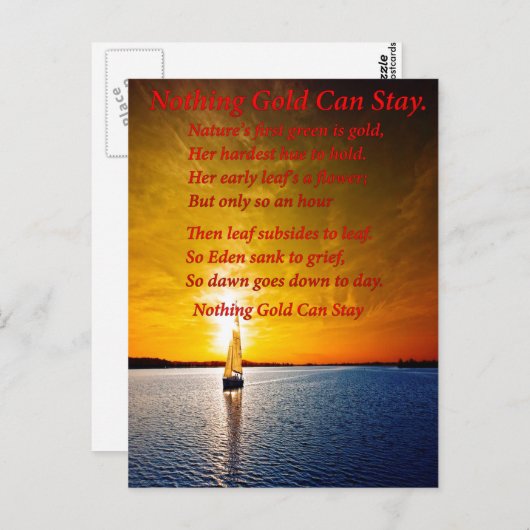 帆遠くに ポストカード (正面/裏面)