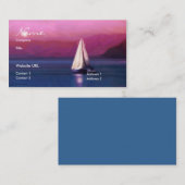 帆遠くに 名刺 (正面/裏面)