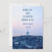 帆遠くに 招待状 (裏面)