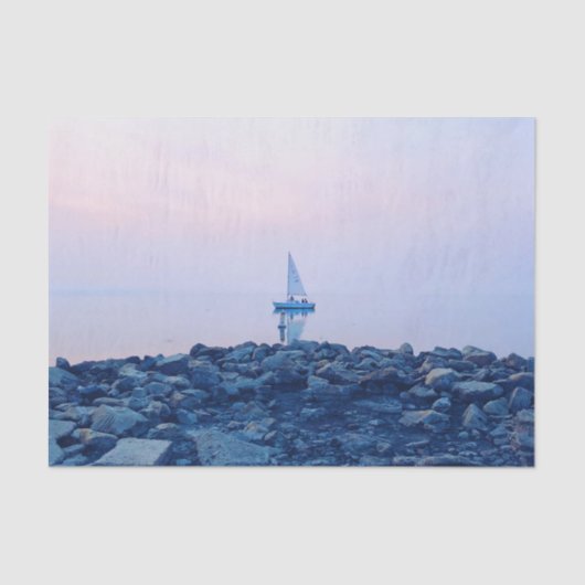 帆遠くに 薄葉紙 (正面)