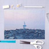 帆遠くに 薄葉紙 (クラフト)