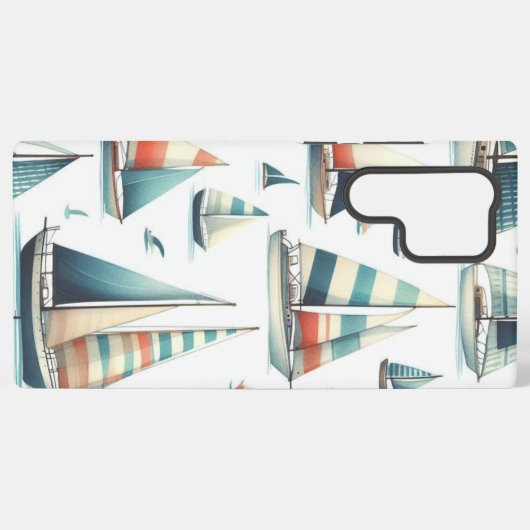 帆遠くに SAMSUNG GALAXYケース (裏面横)