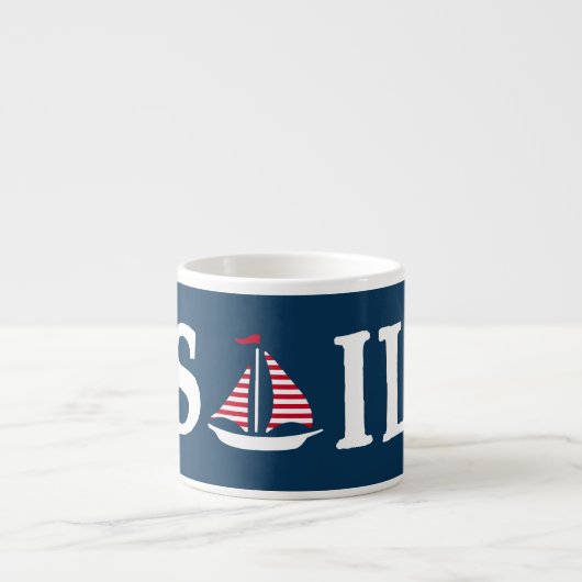 帆 エスプレッソカップ (正面)