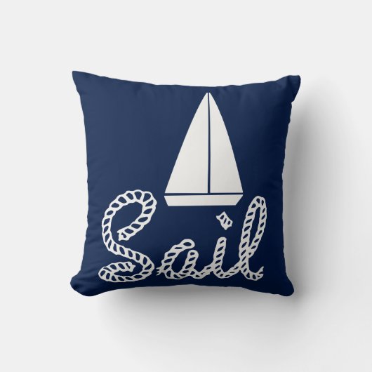 帆 クッション (正面)