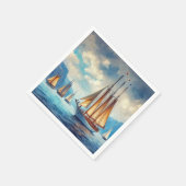 帆 スタンダードカクテルナプキン (角)