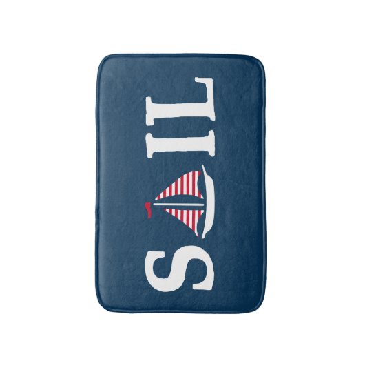 帆 バスマット (正面縦)