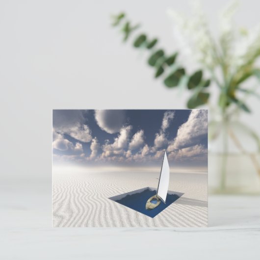 帆 ポストカード (スタンド正面)