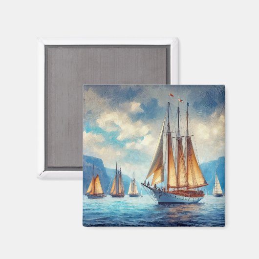 帆 マグネット (正面/裏面)