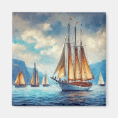 帆 マグネット (正面)