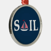 帆 メタルオーナメント (右)