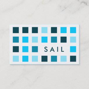 帆(モダンな正方形) 名刺