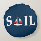 帆 ラウンドクッション (裏面)