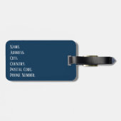 帆 ラゲッジタグ (裏面横)