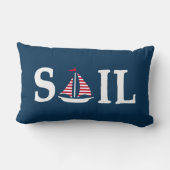 帆 ランバークッション (裏面)