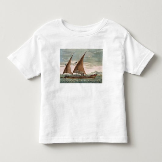帆、Commandeの飛行標準の下のゲラ トドラーTシャツ (正面)