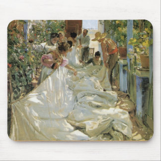 帆- Joaquín Sorolla y Bastida --を修理します マウスパッド