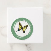 希少なアゲハチョウ蝶の誕生日パーティー フェイバータグ (インサイチュ)