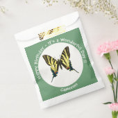 希少なアゲハチョウ蝶の誕生日パーティー フェイバーバッグ (封をした状態)