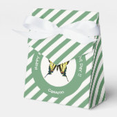 希少なアゲハチョウ蝶の誕生日パーティー フェイバーボックス (正面サイド)