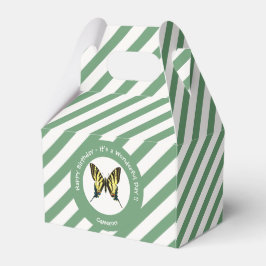 希少なアゲハチョウ蝶の誕生日パーティー フェイバーボックス