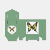 希少なアゲハチョウ蝶の誕生日パーティー フェイバーボックス (折り畳みなし)