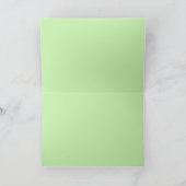 希少なヴィンテージサンタの豪華車を運転する姿の加工画像 カード (内部)