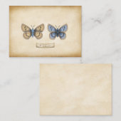 希少な大きな青い蝶の標本カスタマイズ可能 ノートカード (正面/裏面)