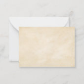 希少な大きな青い蝶の標本カスタマイズ可能 ノートカード (裏面)