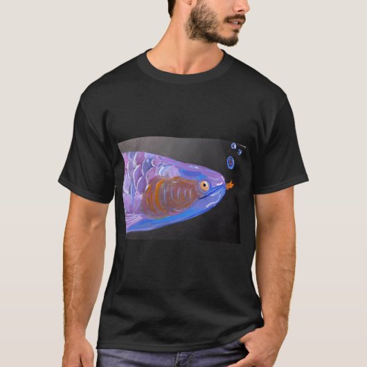 希少コイ・ネモ・マーブルベッタ - 生きた芸術品 Tシャツ (正面)