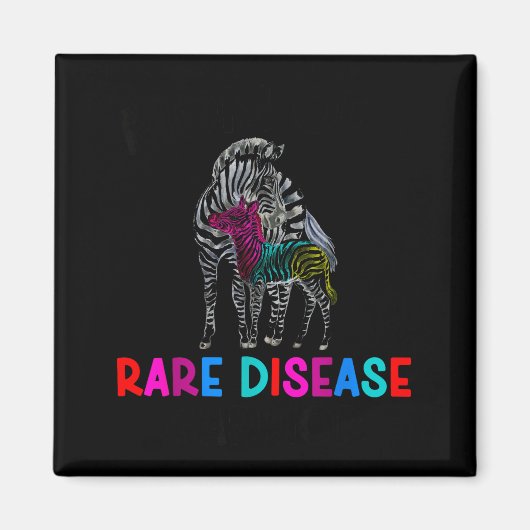 希少疾患の戦士の母 希少疾患啓発 マグネット (正面)