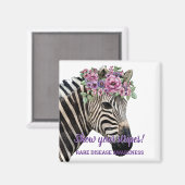 希少疾患ストライプ認識度の表示 マグネット (正面/裏面)