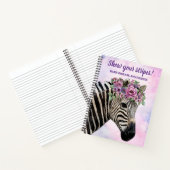 希少疾患ストライプ認識度ゼブラを表示 ノートブック (内部)