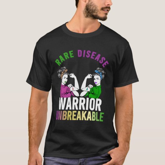 希少疾病戦士Tシャツ希少品 Tシャツ (正面)