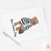 希少疾病日シャーパイステッカー 長方形シール (封筒)