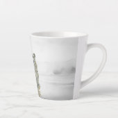 希少色彩の鮮やか雪ヒョウ カフェラテマグ (右)