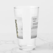 希少色彩の鮮やか雪ヒョウ タンブラーグラス (左)