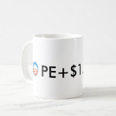 希望および変更 コーヒーマグカップ (正面左)