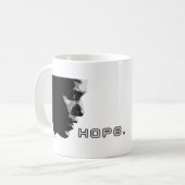 希望かGobamaのデラックスなマグ コーヒーマグカップ (正面左)