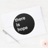 希望がある ラウンドシール (封筒)