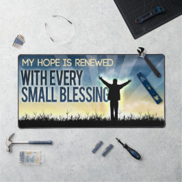 「希望が新しくなってきた」モチベーション確認 デスクマット