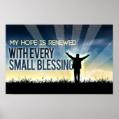 「希望が新しくなってきた」モチベーション確認 ポスター (正面)