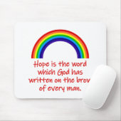 希望が言葉だ マウスパッド (マウス)