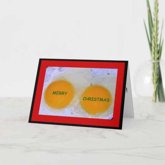 希望それは卵straの特別なクリスマスカードです シーズンカード (正面)